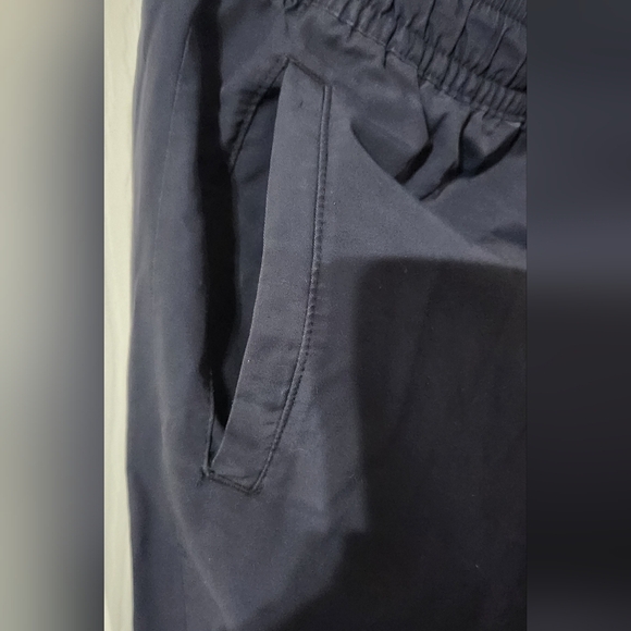 Nike Vintage Navy Lined Jogger Track Pants YOUTH Large - Picture 4 of 6